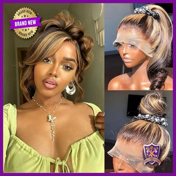 32 Inch Human Hair Lace Front Wig 250 Density Body Wave Glueless main image 6